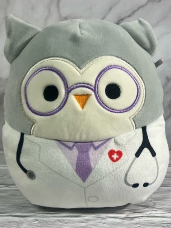 Squishmallows Dr. Hoot The Owl Soft Plush Stuffed Animal - Claire's - Picture 1 of 9